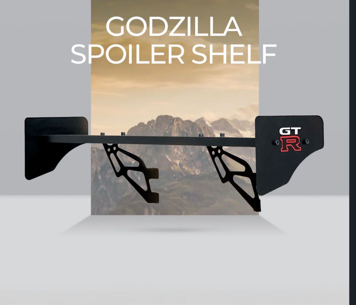 Godzilla Spoiler Shelf