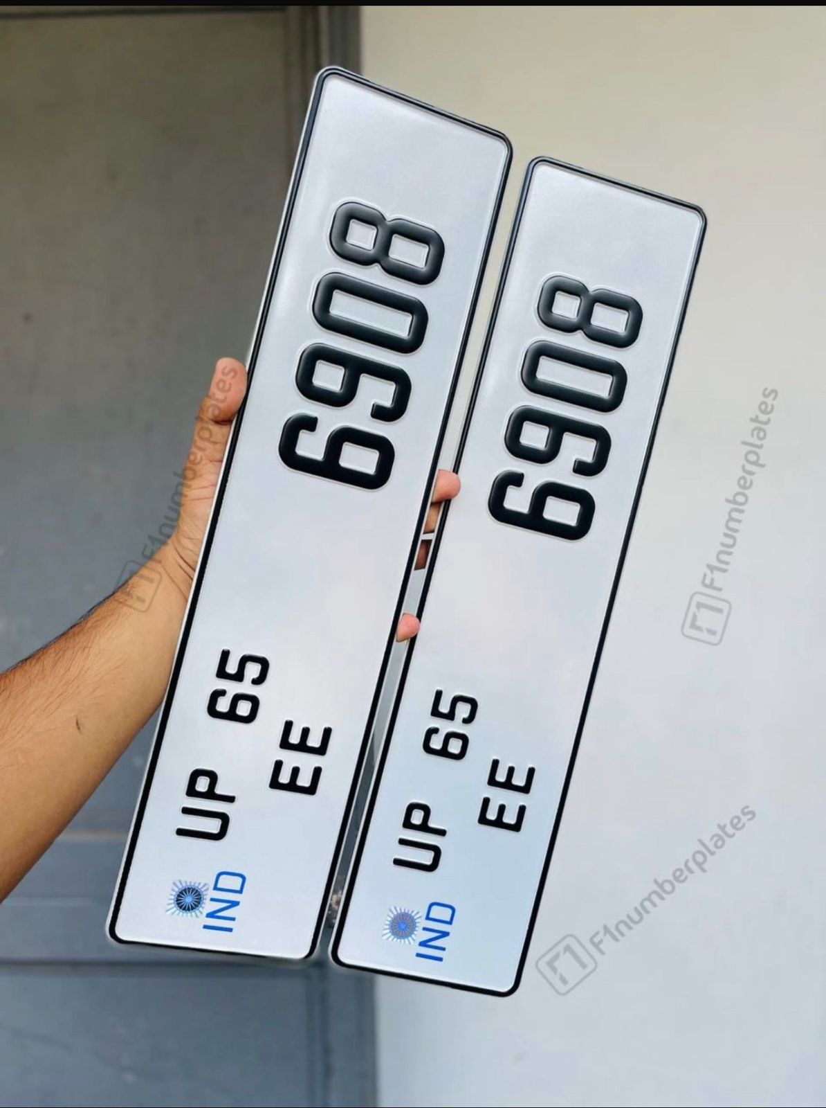 Custom Magnetic Number Plate