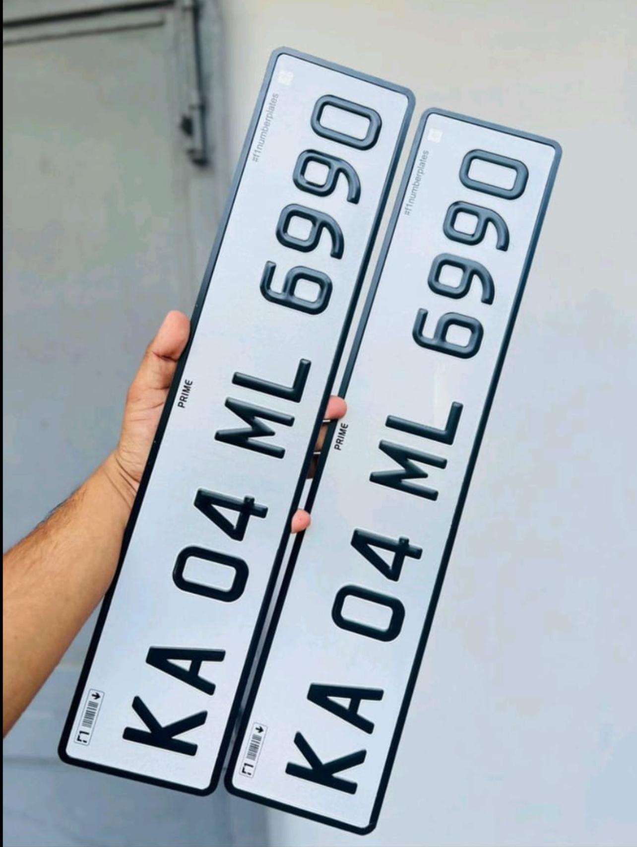 Custom Magnetic Number Plate